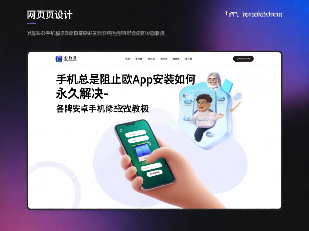安卓手机App安装权限设置示意图